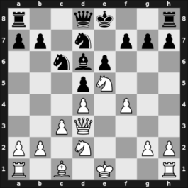 1905 It (Men) Barmen GER – Round 1 – Mortimer, James – 1/2-1/2 – Reggio, Arturo – G83