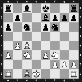 1905 It (Men) Barmen GER – Round 1 – Bogoljubow, Efim – 1/2-1/2 – Larsson, Anders 1955 – G84