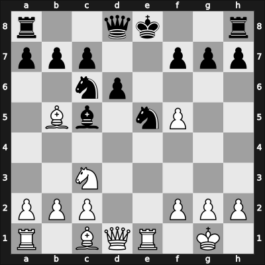 1905 It (Men) Barmen GER – Round 11 – Kostic, Boris – 1-0 – Von Bardeleben, Curt – G122