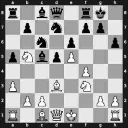 1905 It (Men) St Petersburg RUS – Round 12 – Tarrasch, Siegbert – 1/2-1/2 – Marshall Viele, Fabrizio Aaron – G12