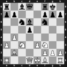 1905 It (Men) Stockholm SWE – Round 2 – Rubinstein, Akiba – 1/2-1/2 – Marshall, Frank – G5