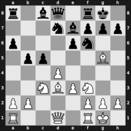 1905 It (Men) Stockholm SWE – Round 5 – Rubinstein, Akiba – 1/2-1/2 – Teichmann, Richard – G15