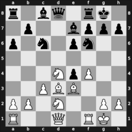 1905 It (Men) Stockholm SWE – Round 18 – Schelfhout, Willem – 0-1 – Spielmann, Rudolf – G64