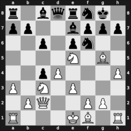 1905 It (Men) Stockholm SWE – Round 25 – Marshall, Frank – 0-1 – Spielmann, Rudolf – G88
