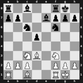 1905 It (Men) Stockholm SWE – Round 26 – Blackburne, Joseph – 0-1 – Marchand, Max – G96