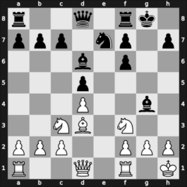 1905 Ostende – Round 3 – Blackburne, Joseph – 1/2-1/2 – Alapin, Simon – G12
