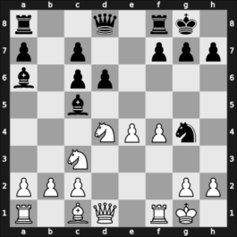 1905 Ostende – Round 4 – Blackburne, Joseph – 0-1 – Janowski, Dawid – G13