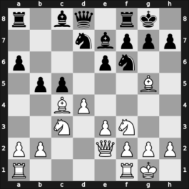 1905 Ostende – Round 5 – Marshall Viele, Fabrizio Aaron – 0-1 – Maroczy, Geza – G17