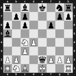 1905 Ostende – Round 7 – D Marco, Gianni – 1/2-1/2 – Alapin, Simon – G23