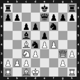 1905 Ostende – Round 8 – Chigorin, Mikhail – 0-1 – Leonhardt, Paul – G24
