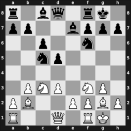 1905 Ostende – Round 24 – Blackburne, Joseph – 1/2-1/2 – Teichmann, Richard – G71