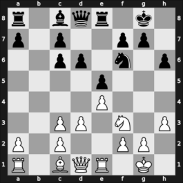 1905 Ostende – Round 26 – D Marco, Gianni – 1/2-1/2 – Teichmann, Radek – G77
