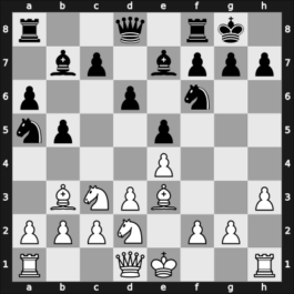 1905 Scheveningen – Round 1 – Důras, Oldřich – 1-0 – Schories, Georg – G10