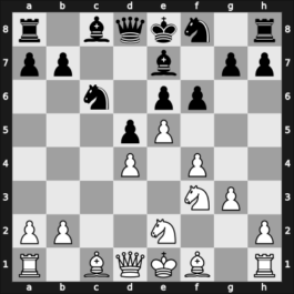 1905 St Petersburg – Round 8 – Alapin, Simon – 1/2-1/2 – Rubinstein, Akiba – G40