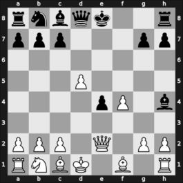 1905 St Petersburg – Round ? – Alapin, Simon – 1-0 – Romanovsky, Alexander Arsenievi – G48