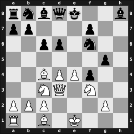 1905 cr. Shakhmatnoe Obozrenie – Round 1 – Alekhine, Alexander – 1-0 – Andriyashev, Aleksandr – G4