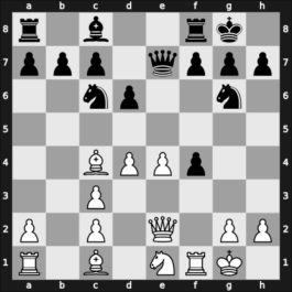 1905 cr. Shakhmatnoe Obozrenie – Round 1 – Alekhine, Alexander – 1-0 – Manko, Veronika – G13