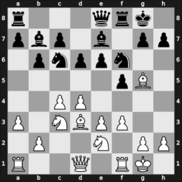 1906 DSB-15.Kongress – Round 9 – Forgacs, Leo – 1/2-1/2 – Tarrasch, Siegbert – G51