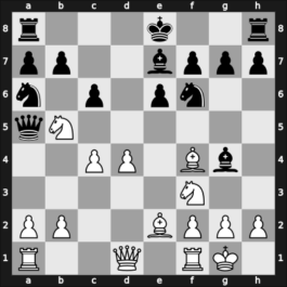 1906 DSB-15.Kongress – Round 14 – Chigorin, Mikhail – 1-0 – Znosko-Borovsky, Eugene – G83