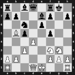 1906 Lodz – Round 2 – Chigorin, Mikhail – 1-0 – Rubinstein, Akiba – G12