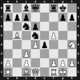 1906 Ostend – Round 2 – Taubenhaus, Jean – 1/2-1/2 – Marshall, Frank – G2