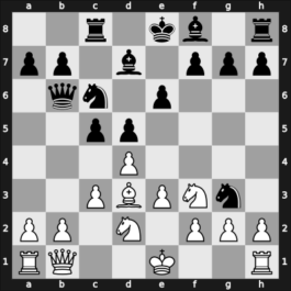 1906 Ostend – Round ? – Janowski, Dawid – 0-1 – Rubinstein, Akiba – G6