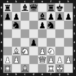1906 Ostend – Round ? – Rubinstein, Akiba – 1-0 – Burn, Amos – G25