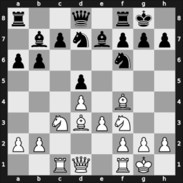 1906 Ostend – Round ? – Rubinstein, Akiba – 0-1 – Salwe, Georg – G26