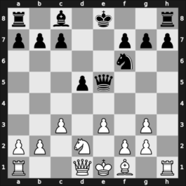 1906 Stockholm – Round 4 – Schlechter, Carl – 1/2-1/2 – Mieses, Jacques – G15