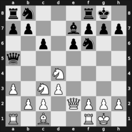 1906 Stockholm – Round 9 – Mieses, Jacques – 1-0 – Moeller, Jorgen – G38