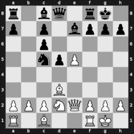 1907 BCF Ch 4th – Round 9 – Blackburne, Joseph – 0-1 – Atkins, Henry Ernest – G17