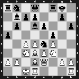 1907 BCF Ch 4th – Round 10 – Shoosmith, Hector W – 1-0 – Blackburne, Joseph – G20