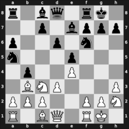 1907 It (Men) San Sebastian ESP – Round 11 – Mason, James – 0-1 – Nimzowitsch, Aron – G28