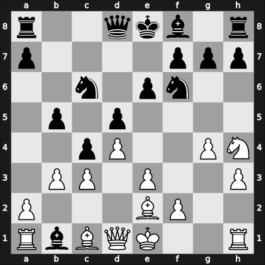 1907 Karlsbad – Round 1 – Duz-Khotimirsky, Fedor Ivanovich – 0-1 – Důras, Oldřich – G38