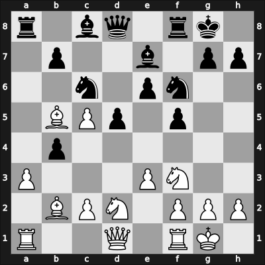 1907 Karlsbad – Round 1 – Rubinstein, Akiba – 1-0 – Olland, Adolf George – G43