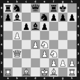 1907 Karlsbad – Round 1 – Rubinstein, Akiba – 1-0 – Tartakower, Savielly – G44