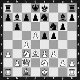 1907 Karlsbad – Round 1 – Duz-Khotimirsky, Fedor Ivanovich – 1/2-1/2 – Maroczy, Geza – G52