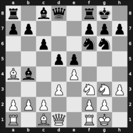 1907 Karlsbad – Round 1 – Nimzowitsch, Aron – 1/2-1/2 – Maroczy, Geza – G85