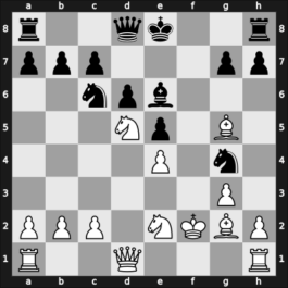 1907 Karlsbad – Round 1 – Mieses, Jacques – 0-1 – Duz-Khotimirsky, Fedor Ivanovich – G89