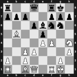 1907 Karlsbad – Round 1 – Nimzowitsch, Aron – 1/2-1/2 – Salwe, Georg H S – G92