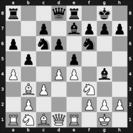 1907 Karlsbad – Round 1 – Johner, Paul – 0-1 – Rubinstein, Akiba – G116