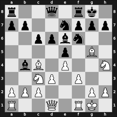 1907 Oostende – Round 2 – Tarrasch, Siegbert – 1-0 – Janowski, Dawid – G7