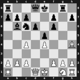 1907 Ostende – Round 1 – Chigorin, Mikhail – 0-1 – Janowski, Dawid – G10