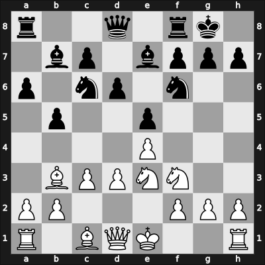 1907 Ostende – Round 3 – Tarrasch, Siegbert – 1-0 – Schlechter, Carl – G29