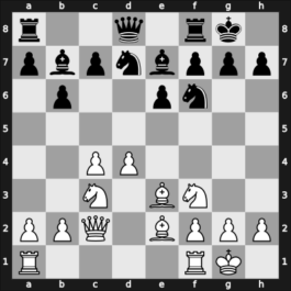 1907 Ostende – Round 4 – Tarrasch, Siegbert – 1/2-1/2 – Marshall Viele, Fabrizio Aaron – G38
