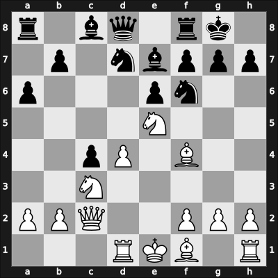 1907 Ostende II – Round 1 – John Wade Wec-Nyin – 1/2-1/2 – Znosko-Borovsky, Eugene – G4