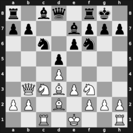 1907 Ostende II – Round 3 – Rubinstein, Akiba – 1-0 – Důras, Oldřich – G28