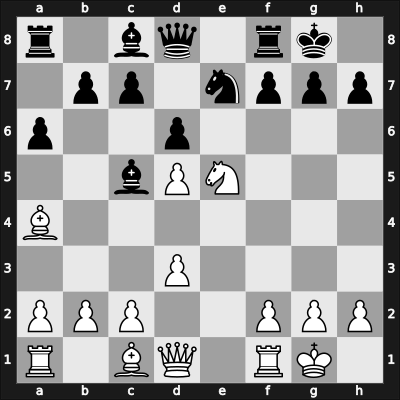 1907 Ostende II – Round 3 – Blackburne, Joseph – 1-0 – Von Scheve, Theodor – G38