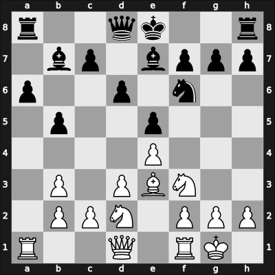 1907 Ostende II – Round 4 – Von Scheve, Theodor – 1/2-1/2 – Rubinstein, Akiba – G49