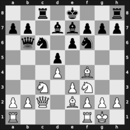 1907 Ostende II – Round 5 – Billecard, Moritz – 1/2-1/2 – Nimzowitsch, Aron – G62